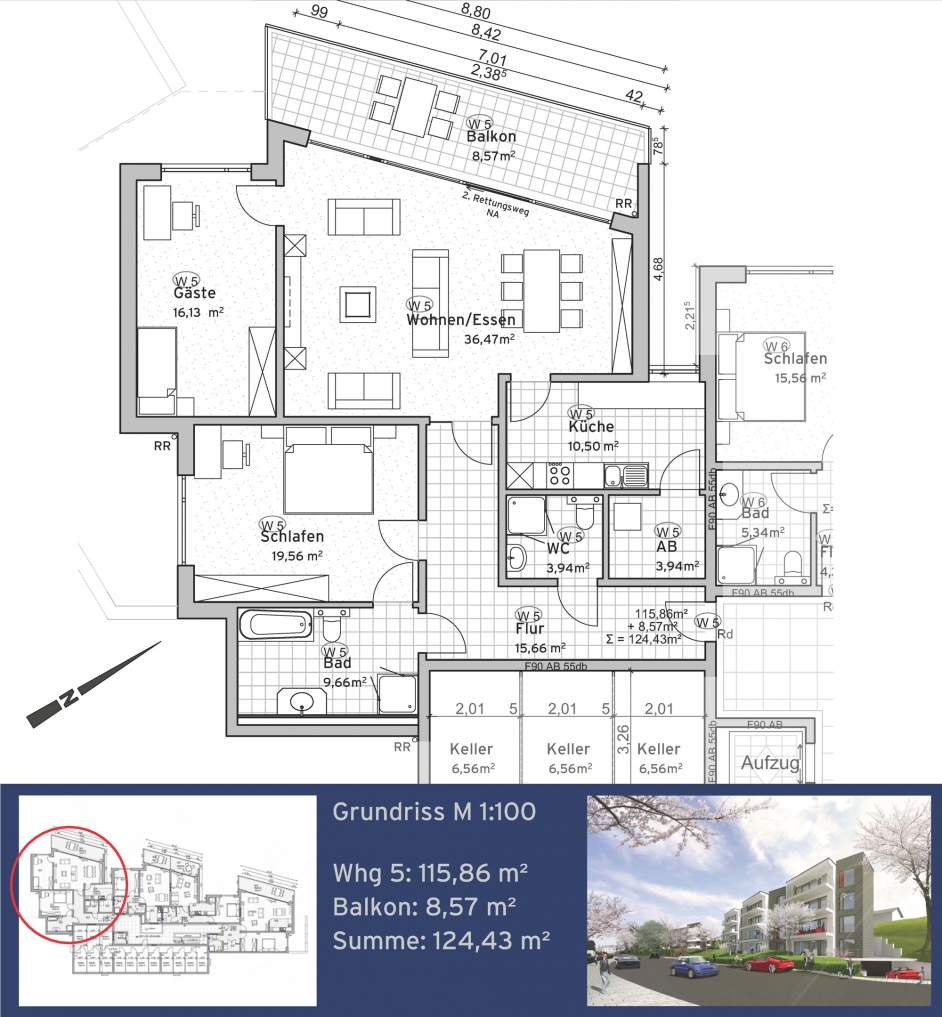 Residenz Nachtigallenweg  Wohnung 5