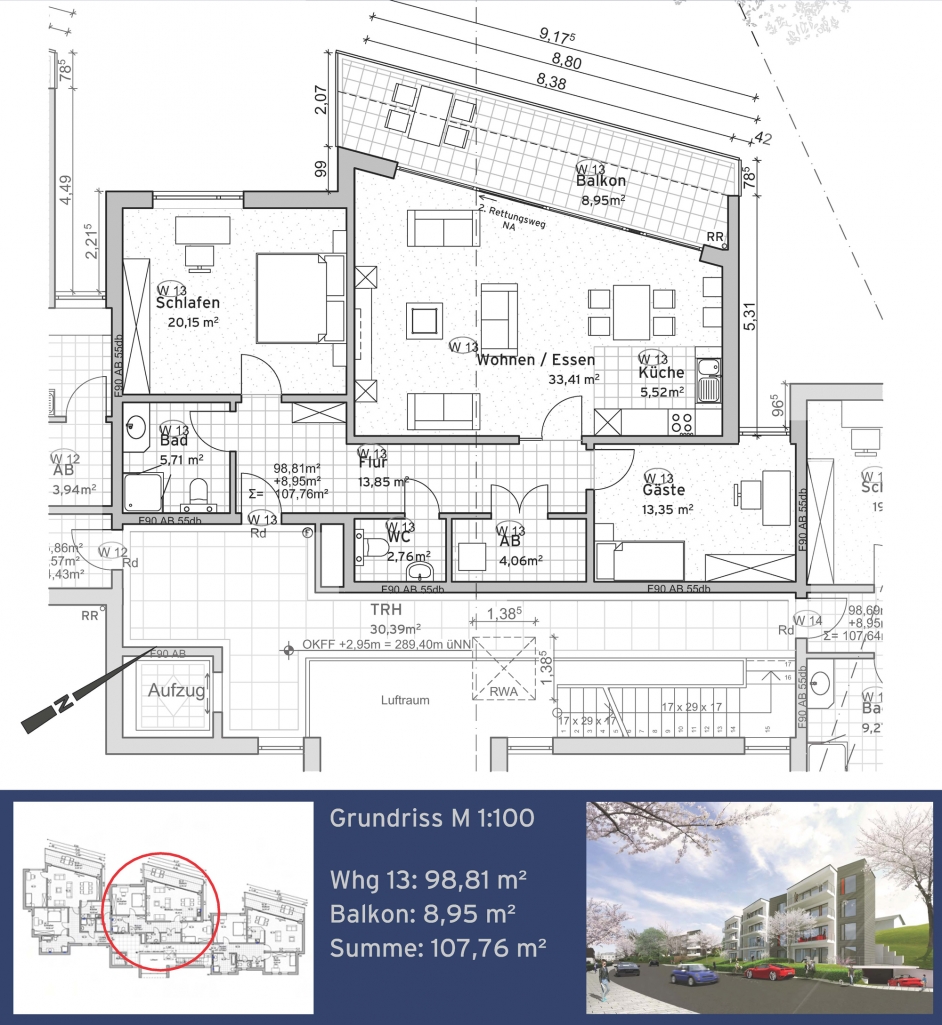 Residenz Nachtigallenweg  Wohnung 13