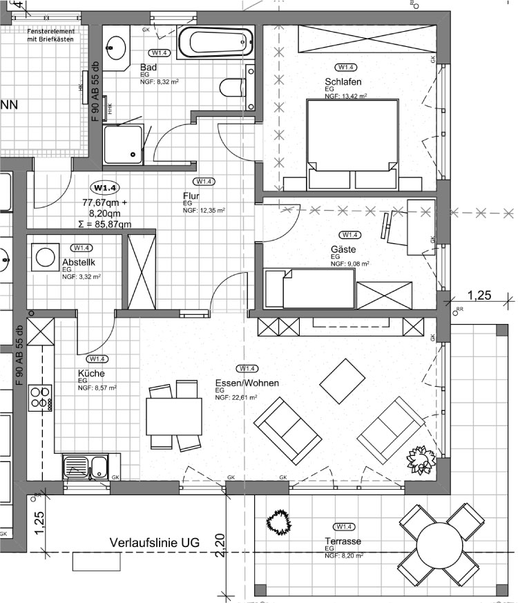 Residenz Sonnenhang II Haus1 Wohnung4 - Nümbrecht<br><br>