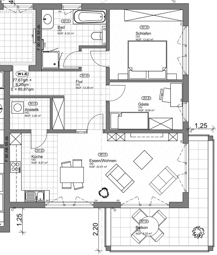 Residenz Sonnenhang II Haus1 Wohnung8 - Nümbrecht<br><br>