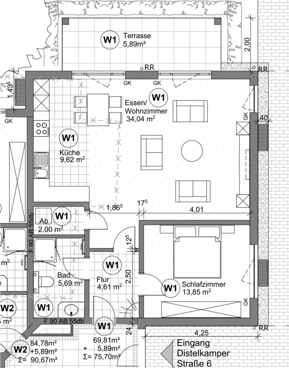 Residenz Distelkamper Str. - 51588 Nümbrecht - Wohnung 1